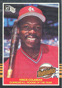 1985 Donruss Highlights Baseball Cards